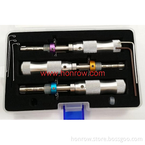 High quality Locksmiths New version tubulor lock pick tool . Long Plum blossom lock quick open set tools